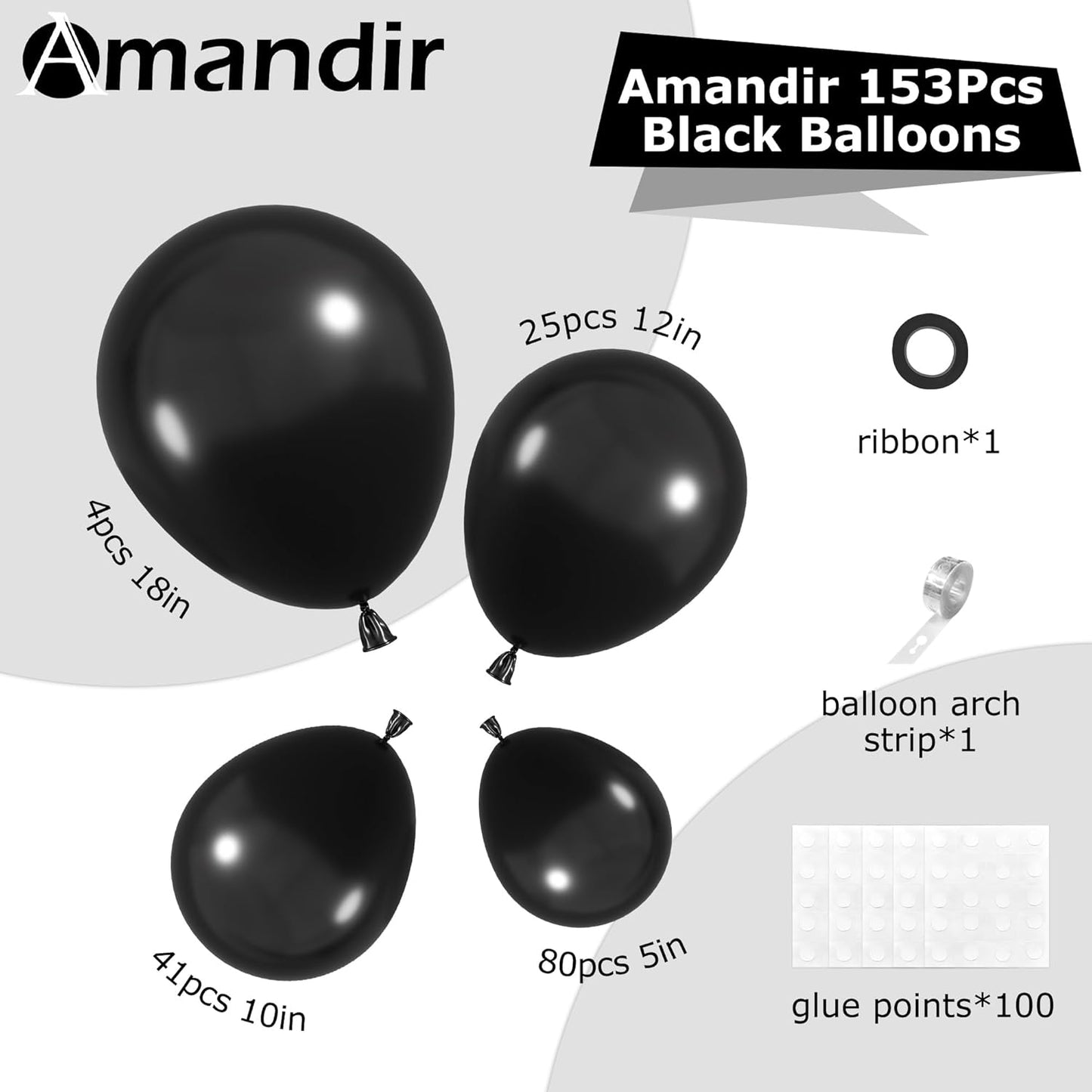 Amandir 153pcs White Sand Balloons Arch Garland Kit Different Sizes 18 12 10 5 Inch Cream Beige Sand White Latex Balloon for Birthday Boho Neutral Baby Shower Wedding Anniversary Party Decorations