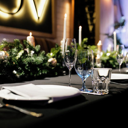 Fixwal Black Spandex Tablecloth for Rectangle Table 6ft, Table Skirt for Folding Table, Table Cover for Party, Show, Wedding and Birthday