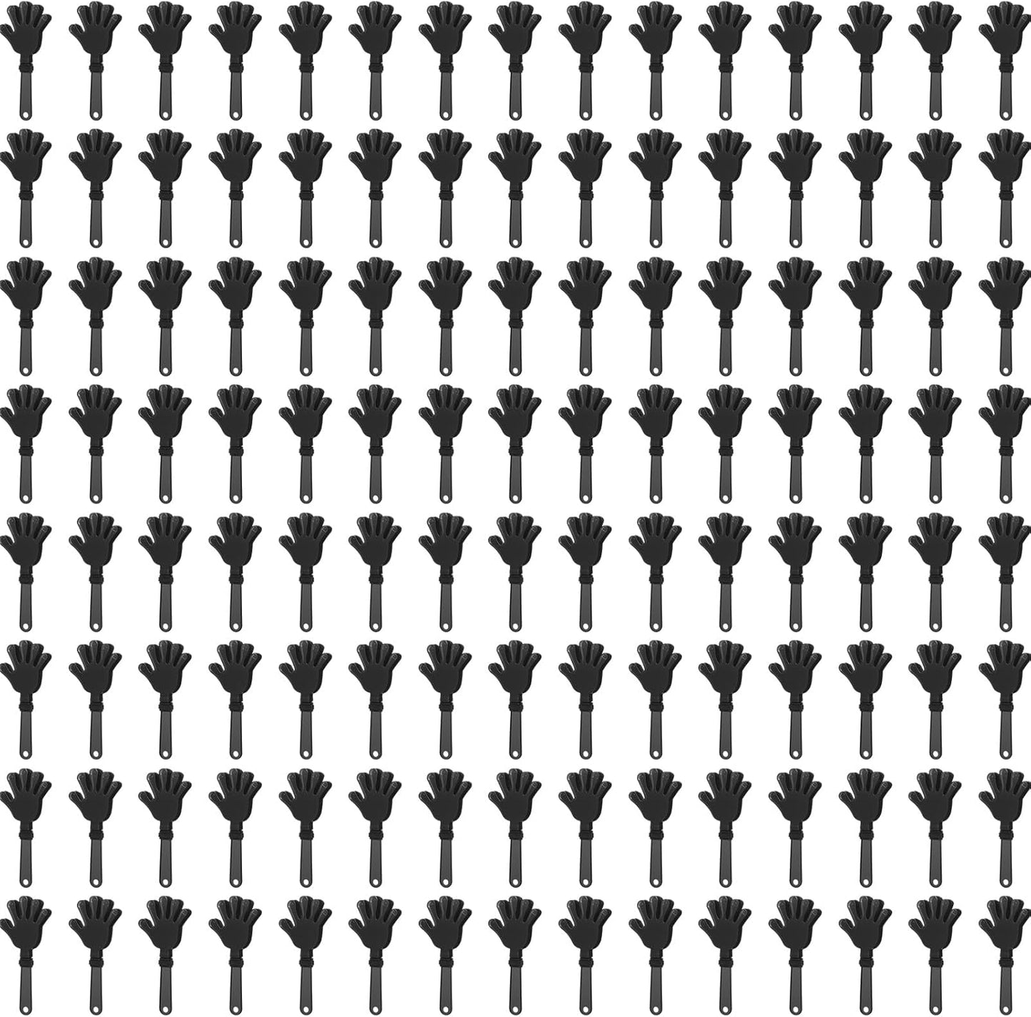 120 Pieces Coral Red Hand Clappers 7.5 Inch Clappers Noisemakers Noise Makers Plastic Clapper Party Favors Sporting Events Cheers Ball Dance Basketball Football Noisemakers （Coral Red）