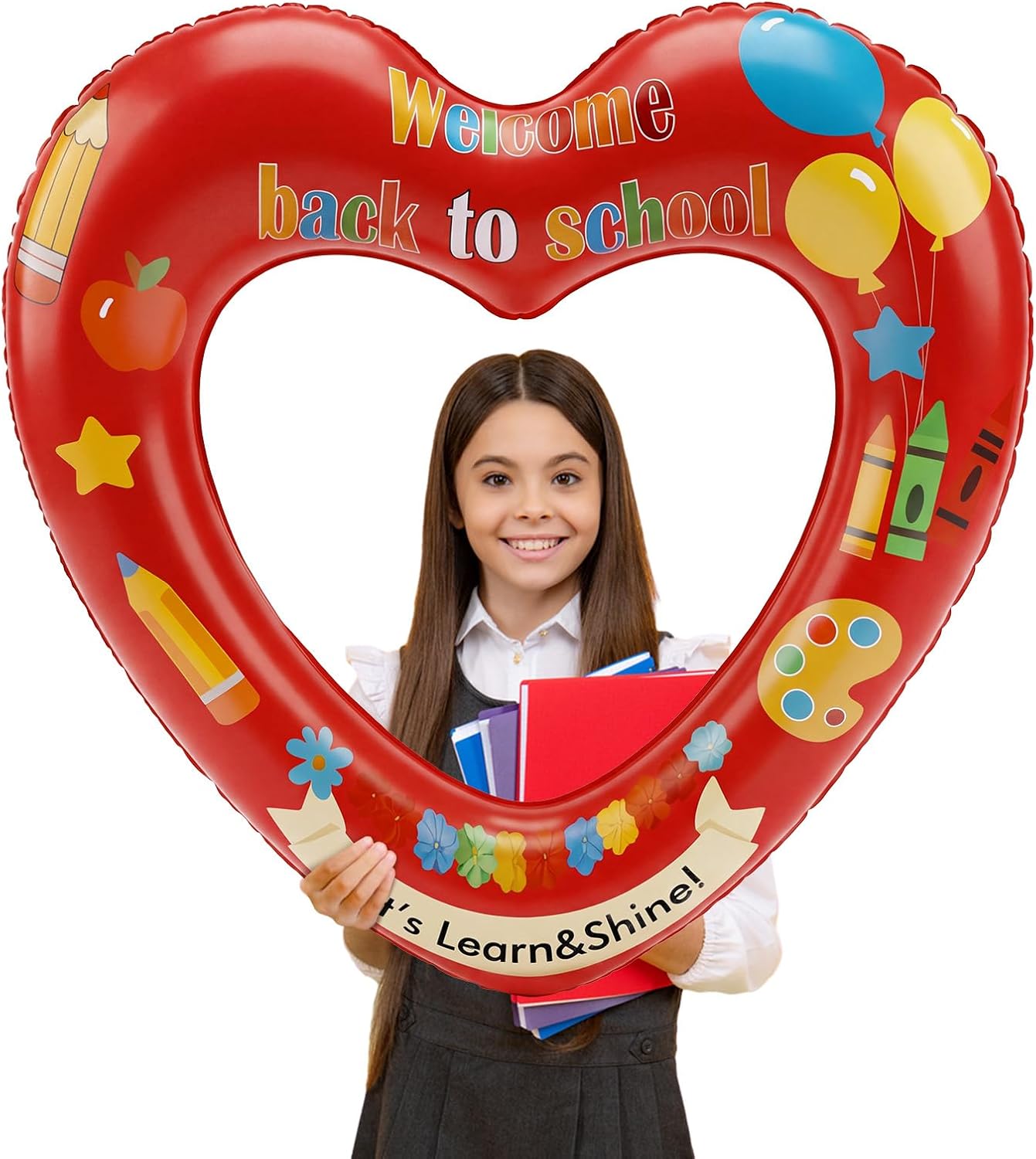 VioraWhite Western Wanted Party Decorations Western Wanted Photo Frame 27 Inches Fun Inflatable Photo Frame 3D Wild West Selfie Backdrop for Cowboy Theme Events Cowboy Birthday Party