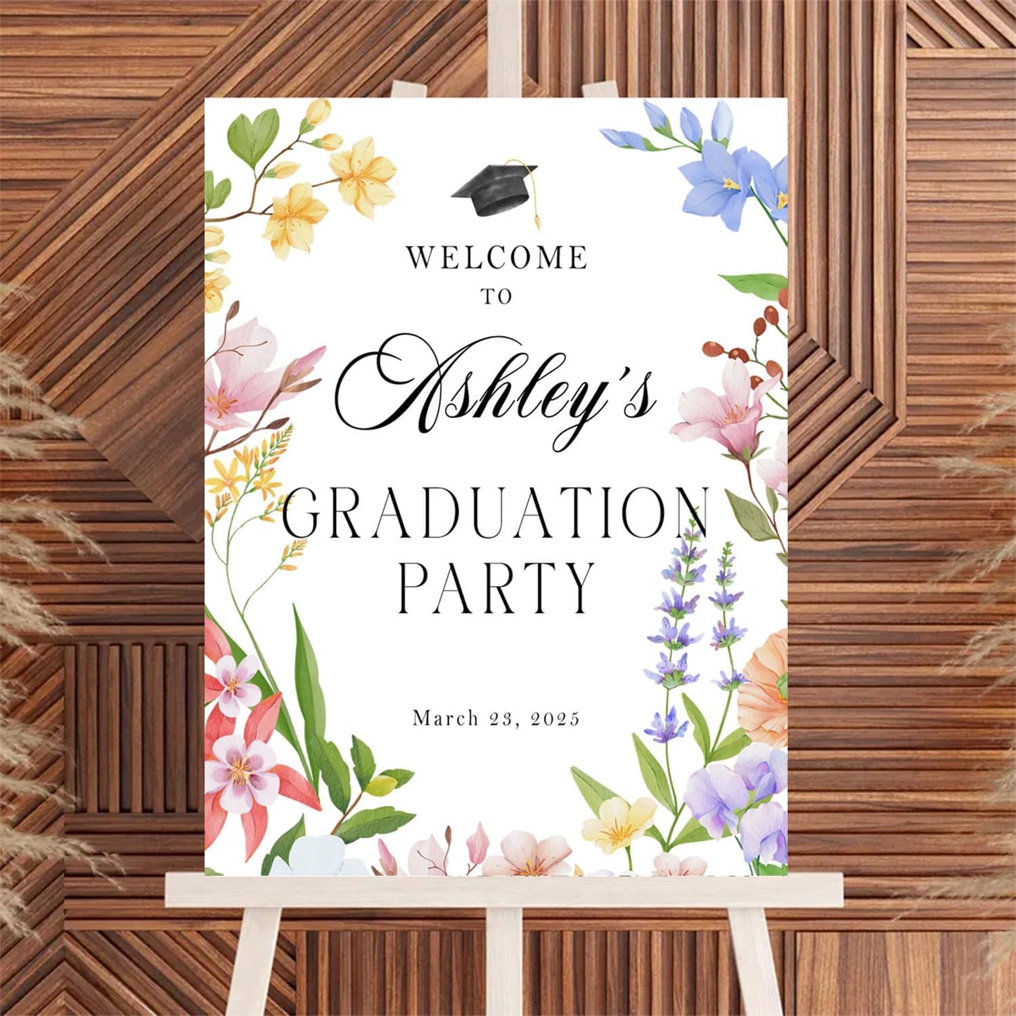 Personalized 2026 Graduation Party Welcome Sign, Minimalist Grads Decor, Class of 2026 Graduation Party Poster, Custom Graduation Party Sign, Congrats Grad Decorations Design 2