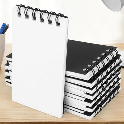 24 Pcs Mini Notebook Party Favor Small Pocket Notebook Colorful Shiny Cover Notebooks Small Spiral Notepad Memo Note Pads for Work Home Office School Classroom Supplies