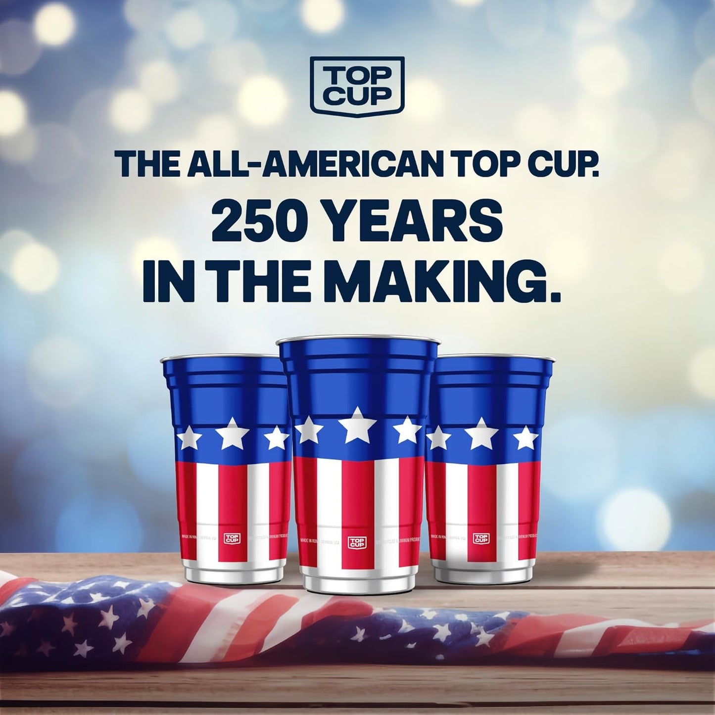 Top Cup – 16 Ounce, 30 Count, Reusable Aluminum Party Cups | Cold-Holding, Recyclable, Made in USA