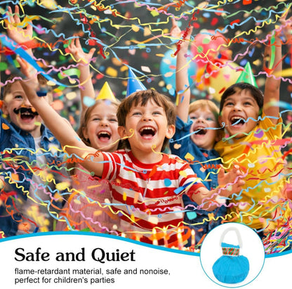 No Mess Streamers,16 Pack Hand Throw Streamers Colorful Party Streamer Poppers No Mess Confetti Poppers Party Poppers for Graduation Birthday Wedding Retirement Celebrations Baby Shower Party Favors