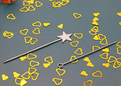 ONLYKXY 1200Pcs Love Heart Shaped Confetti, Table Wedding Decoration, Glitter Confetti for Wedding Party (Silver)