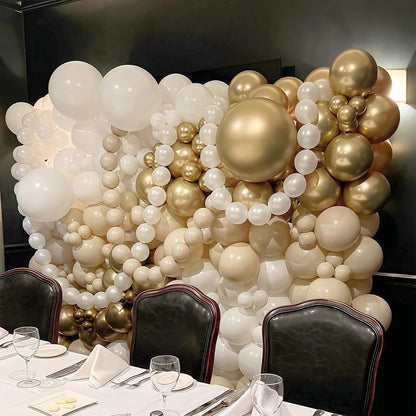 Gold Quick Link Balloons, 60PCS Linking for Balloon Wall Arch Chains, 6inch Linkable for Wedding Birthday Baby Shower Engagement Graduation Party Decorations