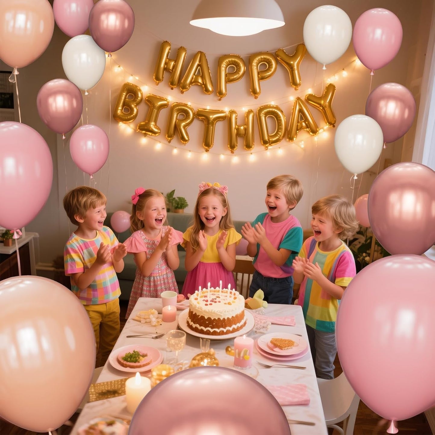 68Pcs Pink and Purple Balloons 12 Inch Metallic Purple Pink Latex Balloon Confetti ballons with Ribbons Party Balloons for Wedding Girls Birthday Baby Shower Decorations.