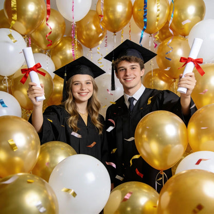 110pcs Black Balloon 12 inch, Black Latex Balloons for Birthday Party Baby Shower Wedding(with 2 Ribbons). - Colors B