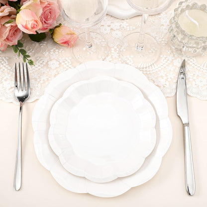 NatNarr 175 Pcs Sage Green Plates and Napkins Set, 25 Guest Sage Green Party Supplies Include Scalloped Paper Plate Napkin Cup Forks Knives Disposable Plastic Cutlery for Wedding Baby Shower Birthday