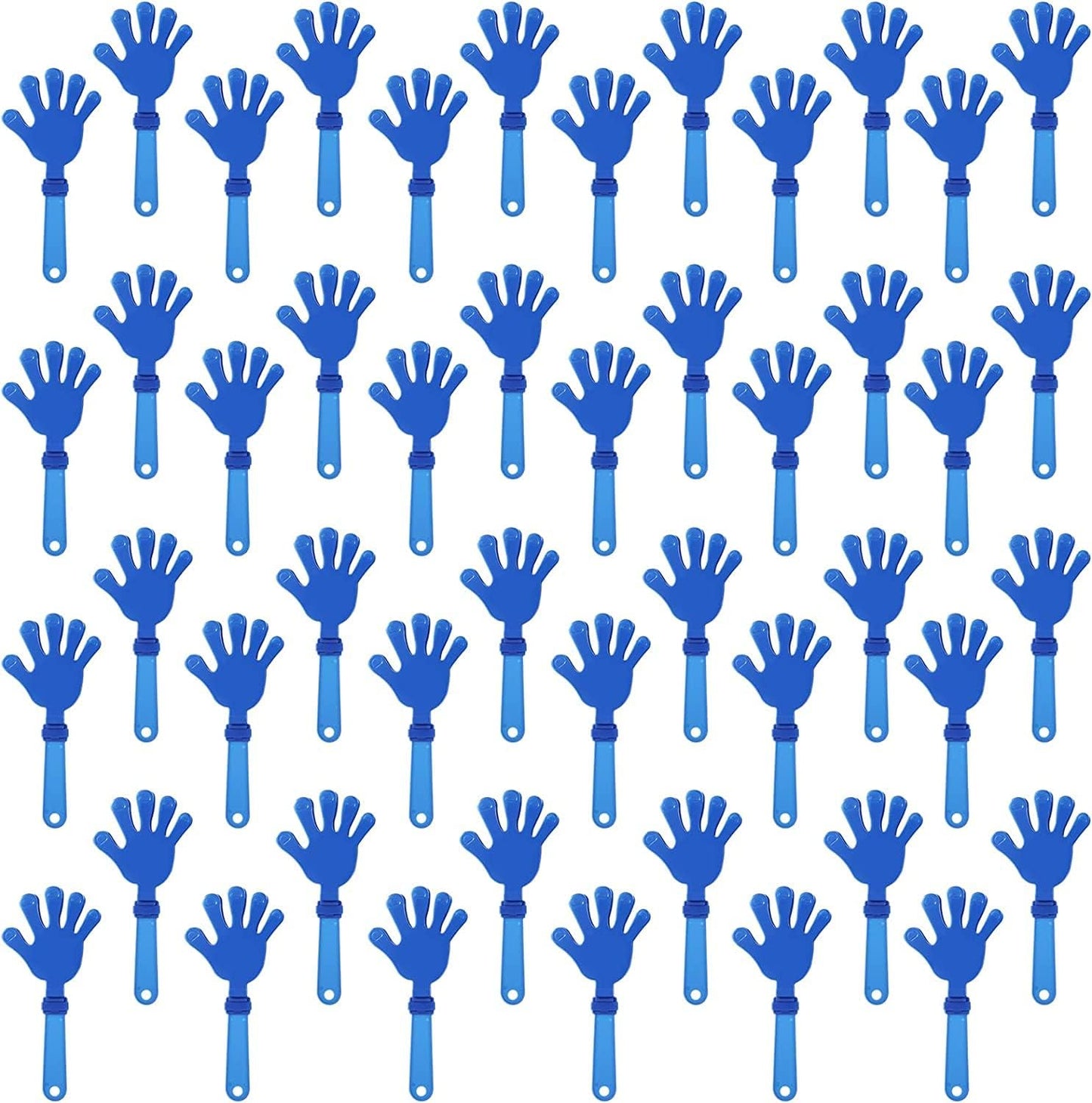 100 Pcs Sunburst Yellow Hand Clappers 7.5 Inch Clappers Noisemakers Noise Makers Party Favors Plastic Clapper for Sporting Events Cheers Ball Dance Basketball Football Noisemakers （Yellow）