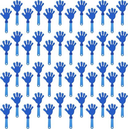100 Pcs Sunburst Yellow Hand Clappers 7.5 Inch Clappers Noisemakers Noise Makers Party Favors Plastic Clapper for Sporting Events Cheers Ball Dance Basketball Football Noisemakers （Yellow）