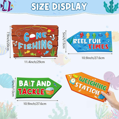 20 Pcs Luau Party Decorations Welcome Sign Summer Hawaiian Directional Signs Tropical Hawaiian Themed Birthday Decorations Luau Tiki Party Supplies with 2 Sheet Letter Stickers