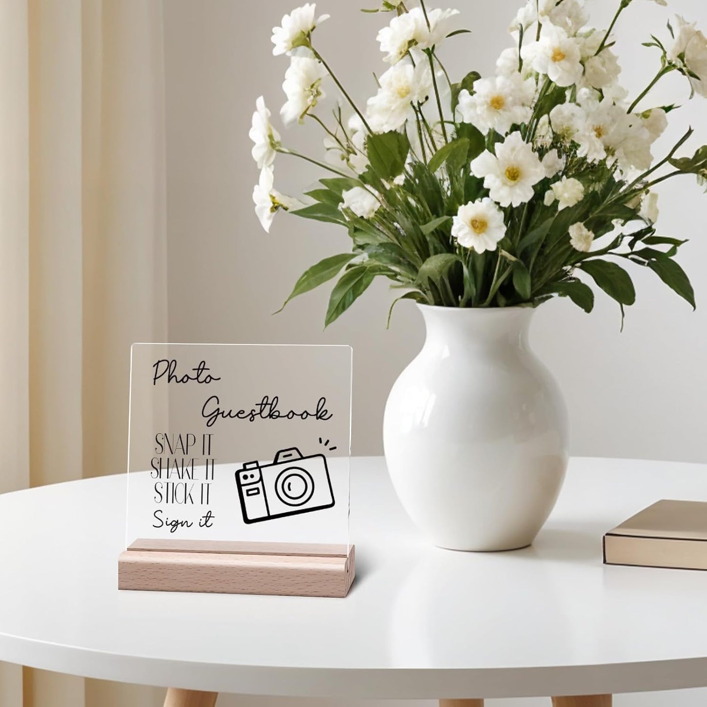 Wedding Sign for Ceremony and Reception Desk Decorative Sign Wedding Engagement Gifts for Couples Weddings Guest Book Desk Decor Bridal Shower Party Favors Weddings Reception Table Decor