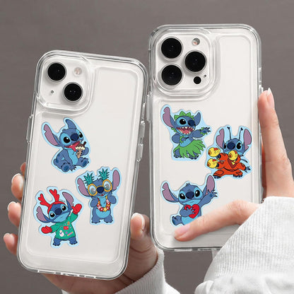 24 Sheets Cool Monster Sticker Cute Cartoon Charaters Make Your Own Sticker, Make a Face Stickers Party Favors Activities Gifts (c)