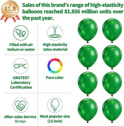 110pcs Black Balloon 12 inch, Black Latex Balloons for Birthday Party Baby Shower Wedding(with 2 Ribbons). - Colors B