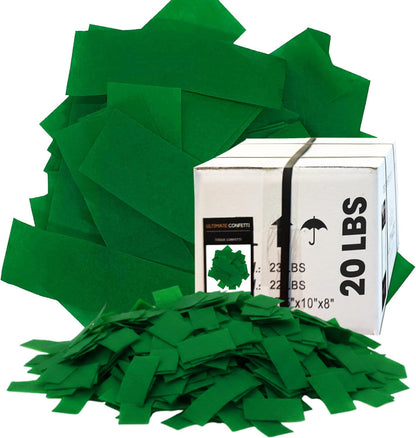 Ultimate Confetti, Multicolor Biodegradable Confetti - Rectangular Fluttering Tissue Paper Confetti for Cannon and Launcher use - Best for Holidays, Birthday, Wedding, and Parties - 1 lb, 16 oz