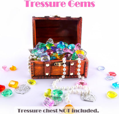 Niceup 150pcs Kids Plastic Gem Rings Bulk Toys Princess Party Favor Cupcake Topper Pinata Fillers Parade Throws Bulk Carnival Prizes Acrylic Gemstones Fake Jewel Treasure Toys Goodie Bag Fillers