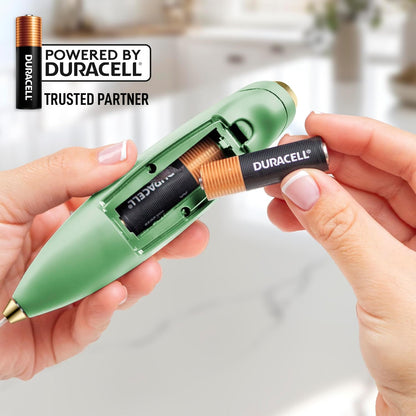 Zulay Kitchen Powerful Milk Frother Wand With Duracell Batteries - Ultra Fast Handheld Drink Mixer - Electric Whisk Foam Maker for Coffee, Lattes, Cappuccino & Matcha - Z1 Motor - Black - Colors D