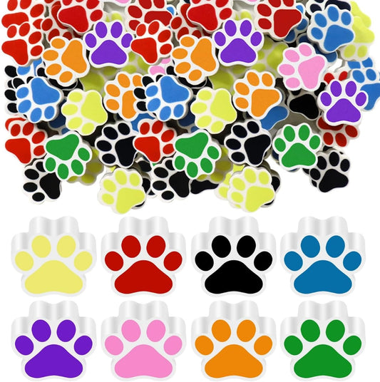 Weecent 24 Pcs Mini Notebooks Dog Paw Party Favors for Kids Puppy Animal Notepads Spiral Pocket Notebooks Birthday Teacher Classroom Rewards Supplies for Goody, 2.36 x 3.94 Inches