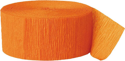 Unique Industries Crepe Paper Streamer, 81ft, Pastel Pink