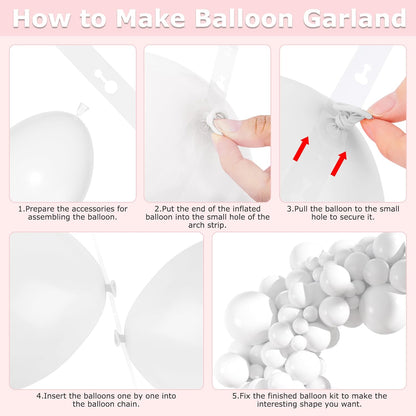 Amandir 153pcs White Sand Balloons Arch Garland Kit Different Sizes 18 12 10 5 Inch Cream Beige Sand White Latex Balloon for Birthday Boho Neutral Baby Shower Wedding Anniversary Party Decorations