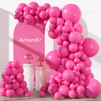Amandir 153pcs White Sand Balloons Arch Garland Kit Different Sizes 18 12 10 5 Inch Cream Beige Sand White Latex Balloon for Birthday Boho Neutral Baby Shower Wedding Anniversary Party Decorations