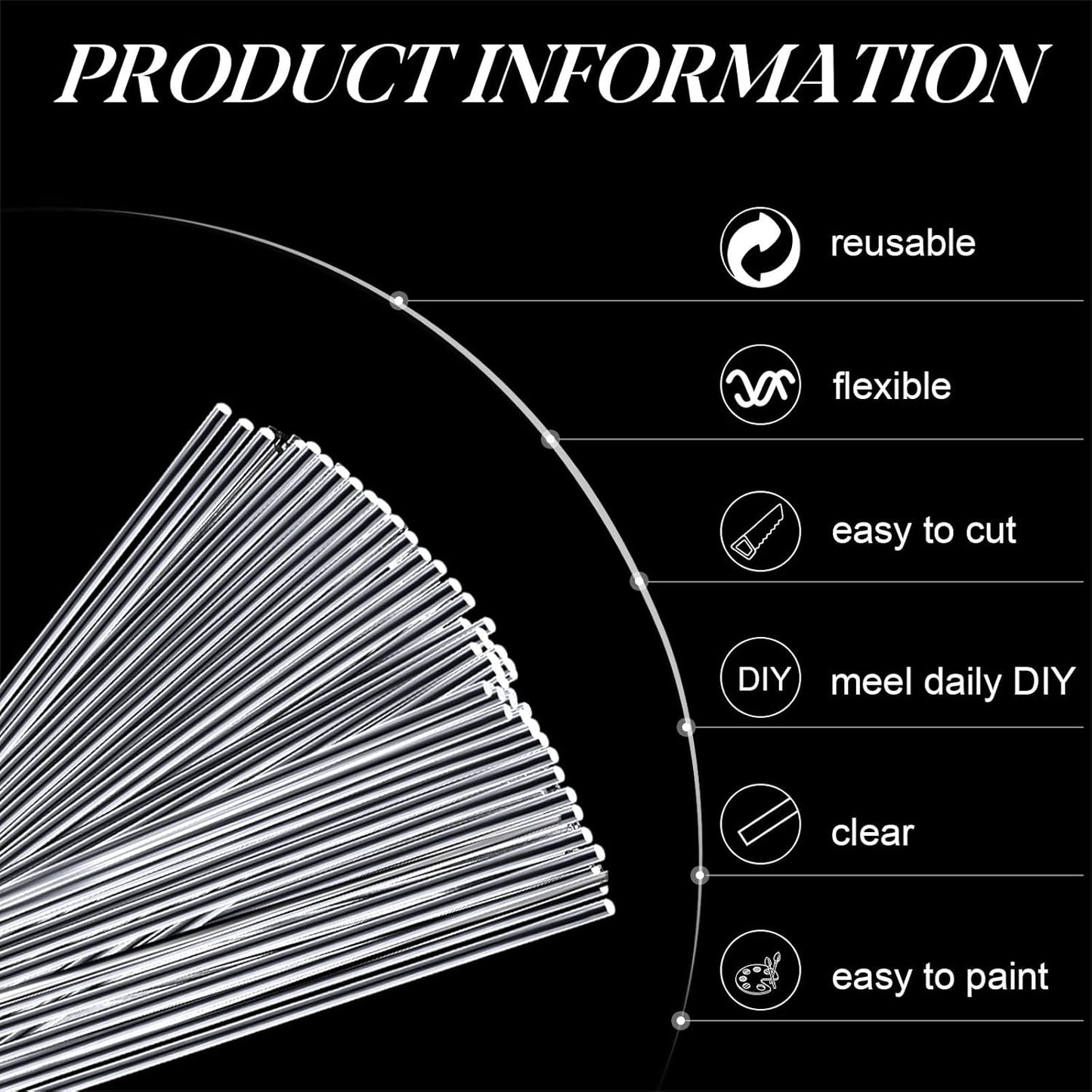 Zopeal 200 Pcs Acrylic Lollipop Sticks Clear Cake Pops Rods Cake Topper Candy Cupcake Treat Stick for Wedding Chocolate Cookie Dessert Handmade DIY Crafts Party Decor Gardening(6 x 0.12 Inches,Clear)