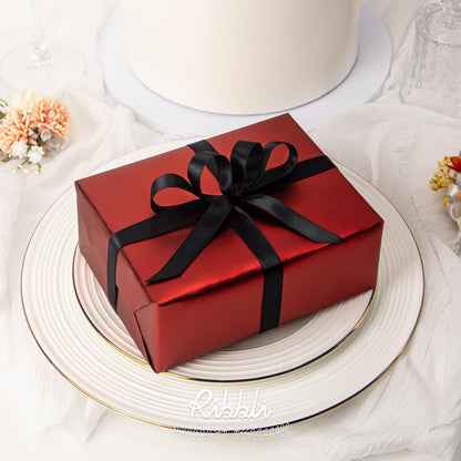 Ribbli Double Faced White Satin Ribbon,3/8” x Continuous 25 Yards,Fabric Ribbon use for Bows Bouquet,Gift Wrapping,Floral Arrangement