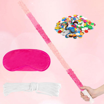 Dinosaur Pinata - Dinosaur Decorations with a Blindfold and Bat for Boys Girls Animal Themed Birthday Party Kids Classroom Game Decorations Supplies (15.7 x 11.4 x 3.1 Inches)