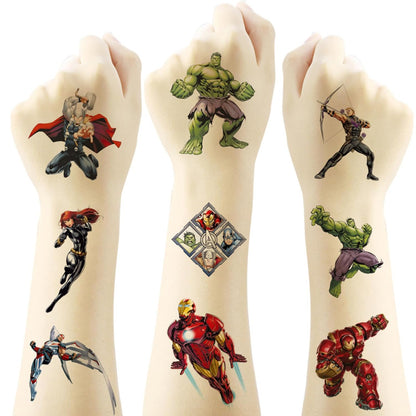 20 Sheets Cute Pokemon Temporary Tattoos for Adult, Cool Cartoon Decoration Sticker Gifts for Teen Activity Prizes Carnival Christmas Rewards