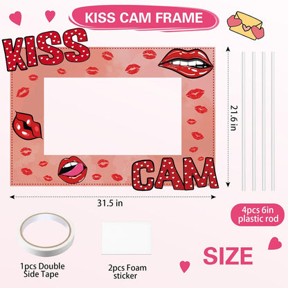 RattanView 2026 Graduation Photo Booth Props Frame Class of 2026 Congrats Grad Selfie Picture Frame, Cardboard Large Photo Booth Prop for High School & College Graduation Party Decorations