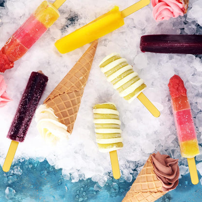 30 Pieces Acrylic Sticks Reusable Cakesicle Cake Pop Mold Mirror Ice Pop Sticks Ice Cream Cakesicle Mold for Home Cake Candy Gifts Party Craft