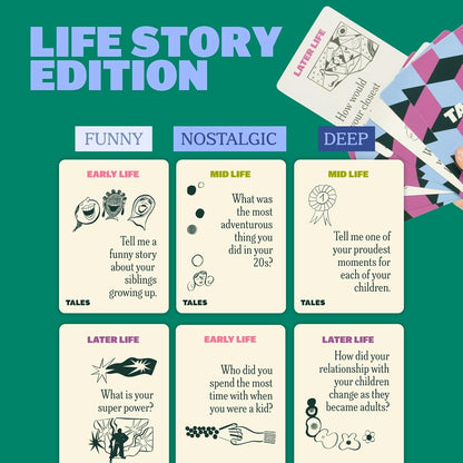 TALES 150 Conversation Cards, Friends Edition, Fun Friend Games for Adults, Teens, Kids, Perfect for Parties, Game Nights, Gifts & Gatherings, Conversations with Friends, Meaningful Connections