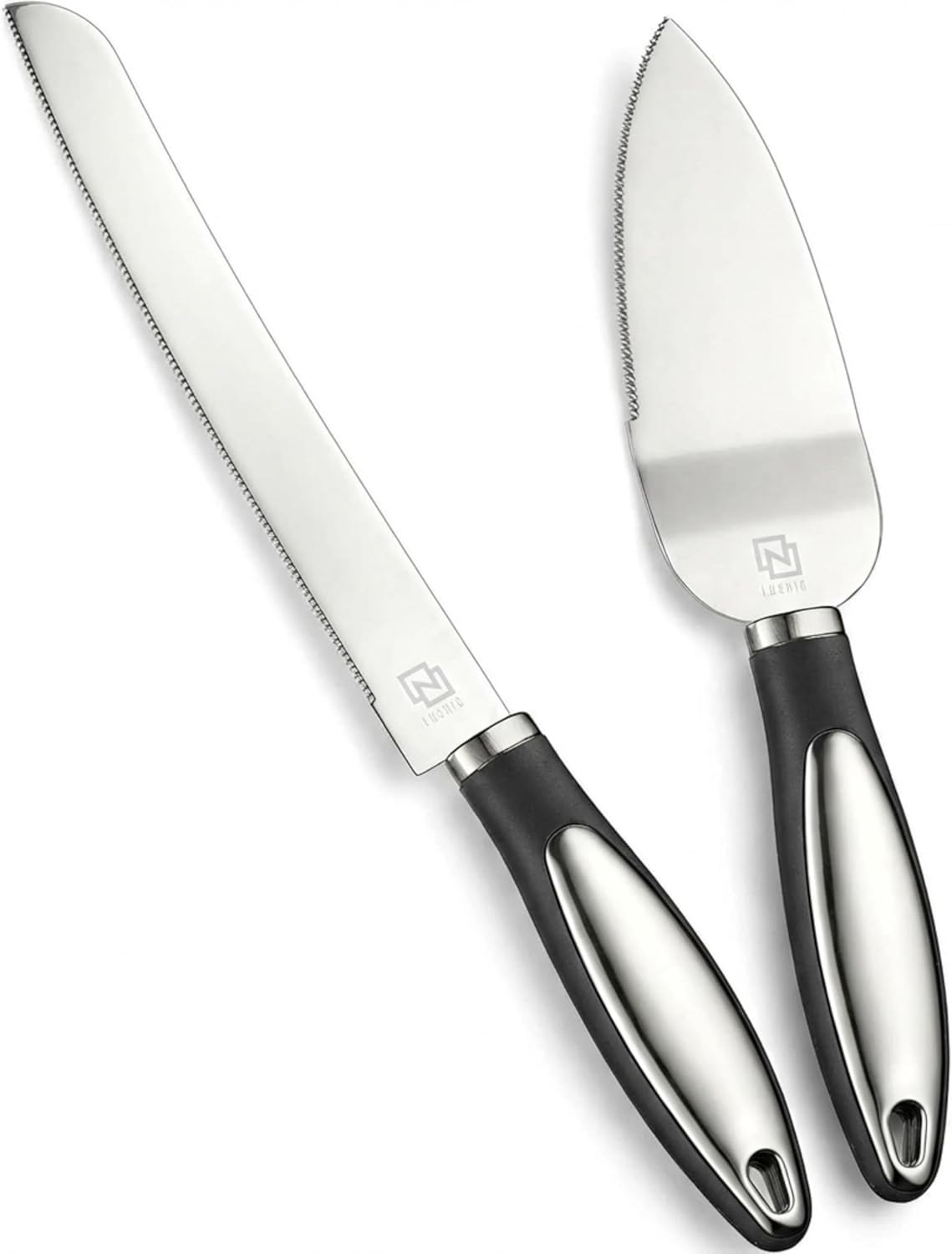 Cake Cutting Set for Wedding Cake Knife and Server Set, Cake Cutter and Pie Spatula, Cake Server and Knife Set of 2