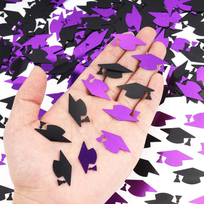 Silver and Blue Graduation Confetti 2026, 1000 Pcs Class of 2026 Table Centerpiece Grad Confetti for 2026 Graduation Party Decorations Supplies