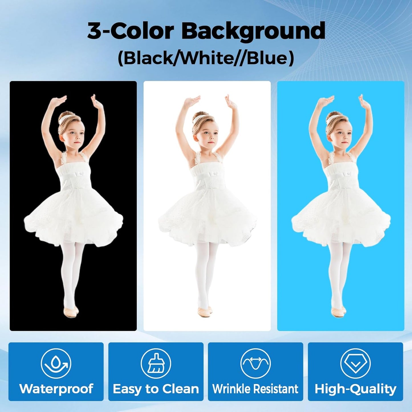 Photo Light Box, 12/16/20/24/32 Inch Photography Light Box with CRI>95 120 Light Beads. Dimmable Shooting Tent Kit with White and Warm Light. 6 Color Backdrops Photo Booth for Studio Products Display