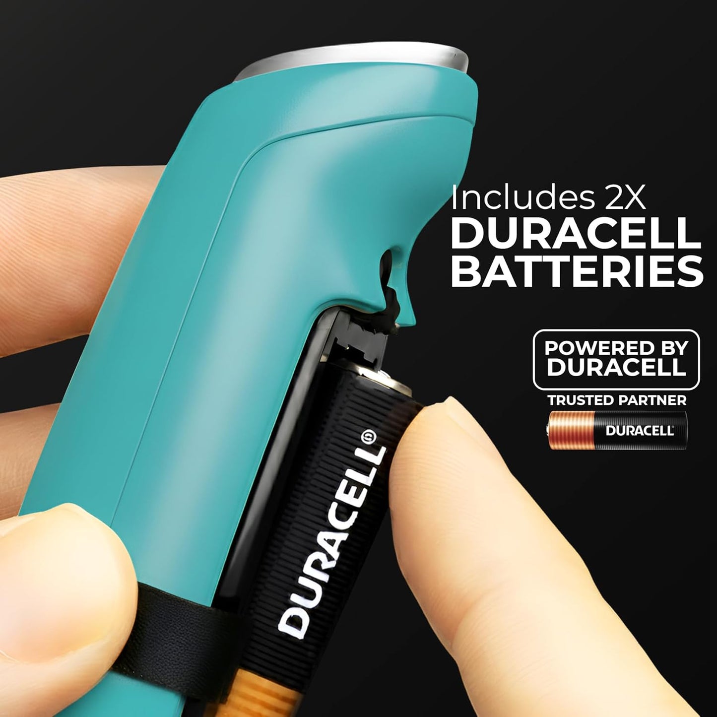 Zulay Kitchen Powerful Milk Frother Wand With Duracell Batteries - Ultra Fast Handheld Drink Mixer - Electric Whisk Foam Maker for Coffee, Lattes, Cappuccino & Matcha - Z1 Motor - Black - Colors D