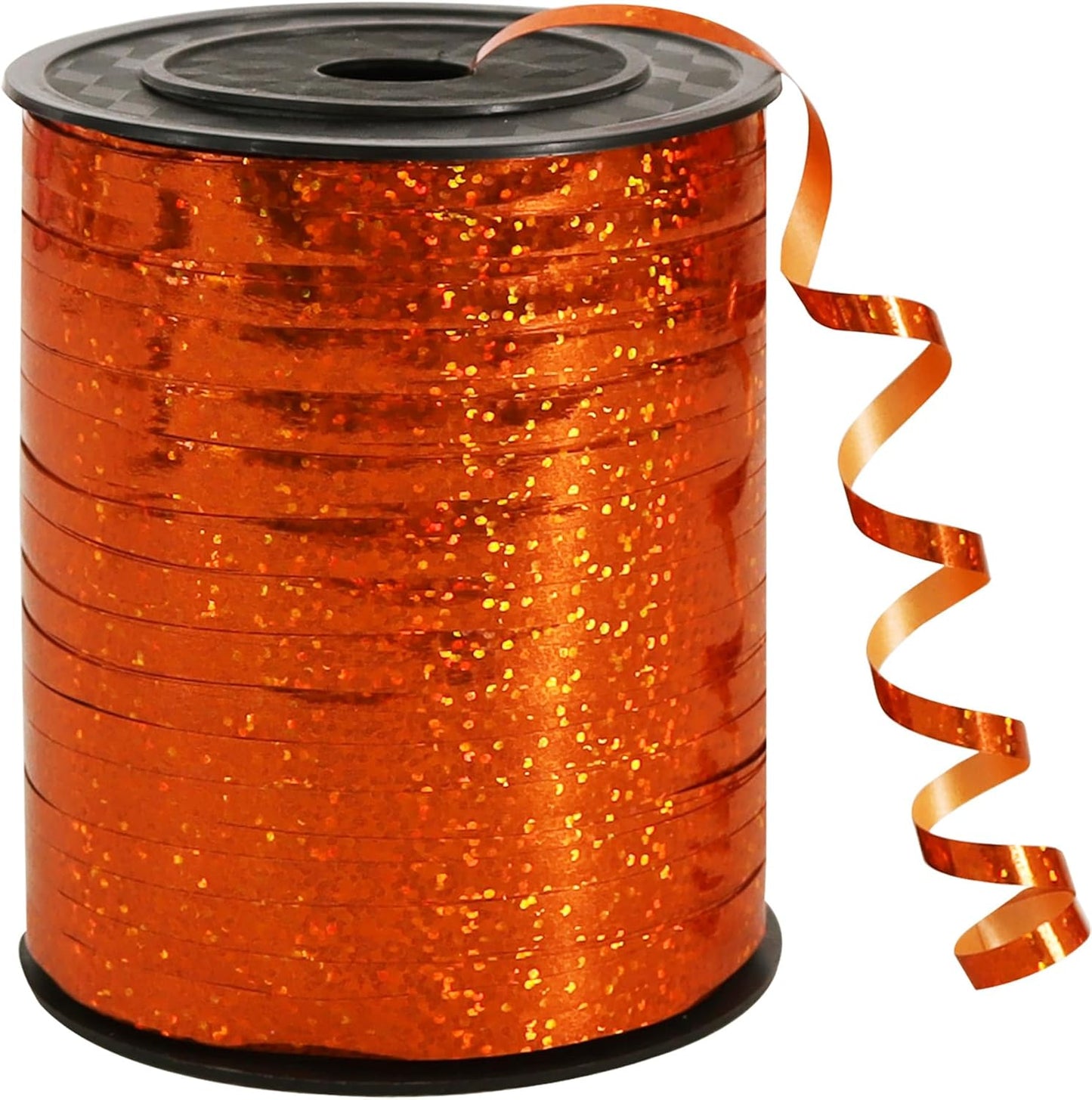 BEISHIDA 500 Yards Red Ribbon Crimped Curling, Balloon String Shiny Metallic Roll for Gift Wrapping Ribbon for Birthday Valentines Day Wedding Mother's Day Party Decorations