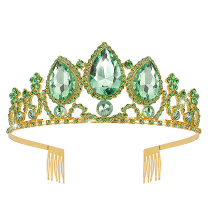 Velscrun Girls Rapunzel Crown, Princess Tiara Headband, Multicolored Crowns for Birthday Party and Halloween Cosplay
