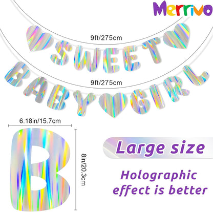 Iridescent Welcome Back We Missed You So Much Banner, Holographic Welcome Back Decorations, Pre-Strung Welcome Home sign for Office Party, Family Gathering, Back to School, Military Homecoming