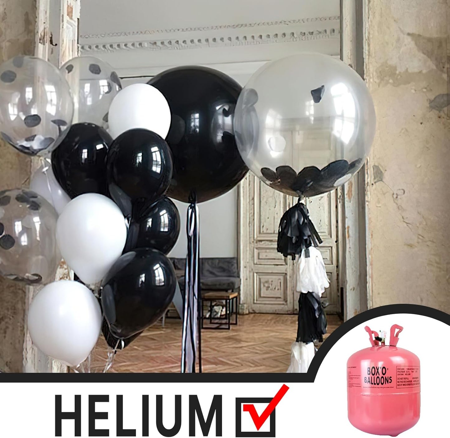 PartyWoo Metallic Gold Foil Balloons 20pcs Different Sizes Pack of 22 15 10 Inch Large Round Foil 4D Inflatable Mirror Ball Mylar Balloons for Graduation Birthday Baby Shower Party Decorations