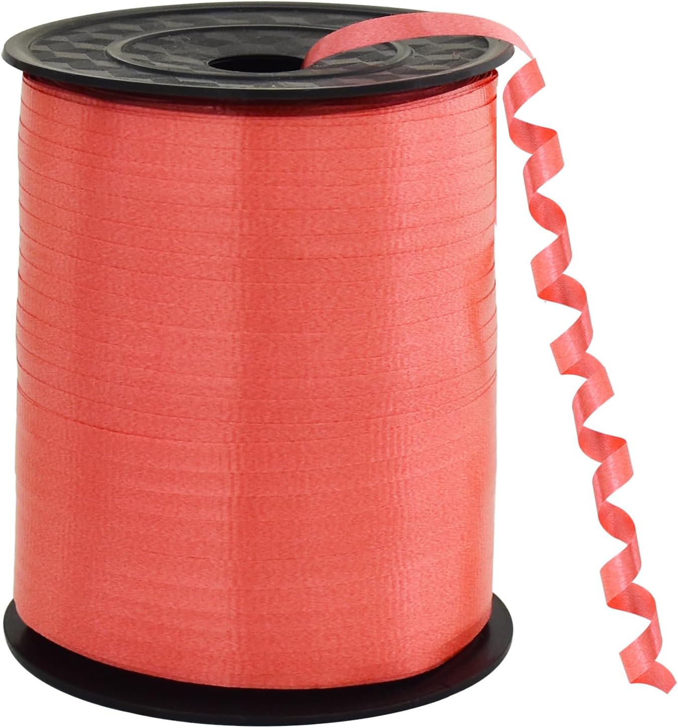 BEISHIDA 500 Yards Red Ribbon Crimped Curling, Balloon String Shiny Metallic Roll for Gift Wrapping Ribbon for Birthday Valentines Day Wedding Mother's Day Party Decorations