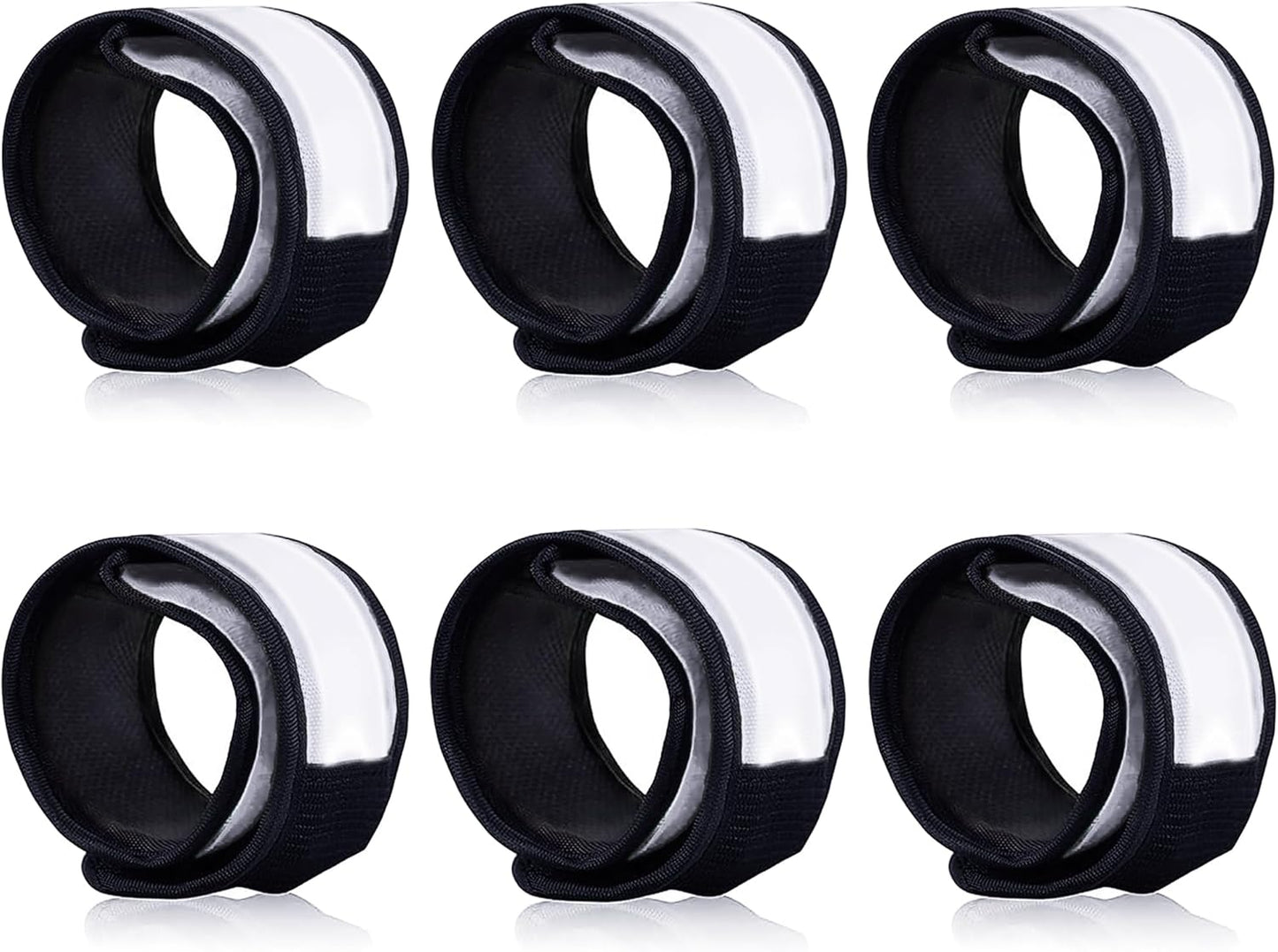 esonstyle 6 PCS LED Glow Bracelets, Night Safety Light Up Bracelets for Kids - Glow in The Dark Party Favors for Halloween, Christmas, Concerts, Festivals, Sports, Camping, Green