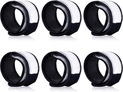 esonstyle 6 PCS LED Glow Bracelets, Night Safety Light Up Bracelets for Kids - Glow in The Dark Party Favors for Halloween, Christmas, Concerts, Festivals, Sports, Camping, Green
