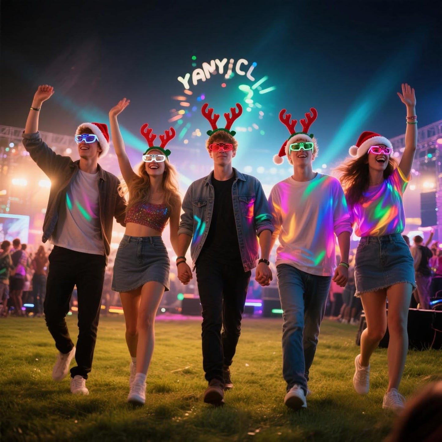 70 Packs LED Glasses 5 neon color 3 Light Modes Glow Sticks Light Up Glasses,Glow In The Dark Party Supplies Favors for Kids Adults Flashing toy fit Valentine's Day Easter Christmas Halloween Birthday