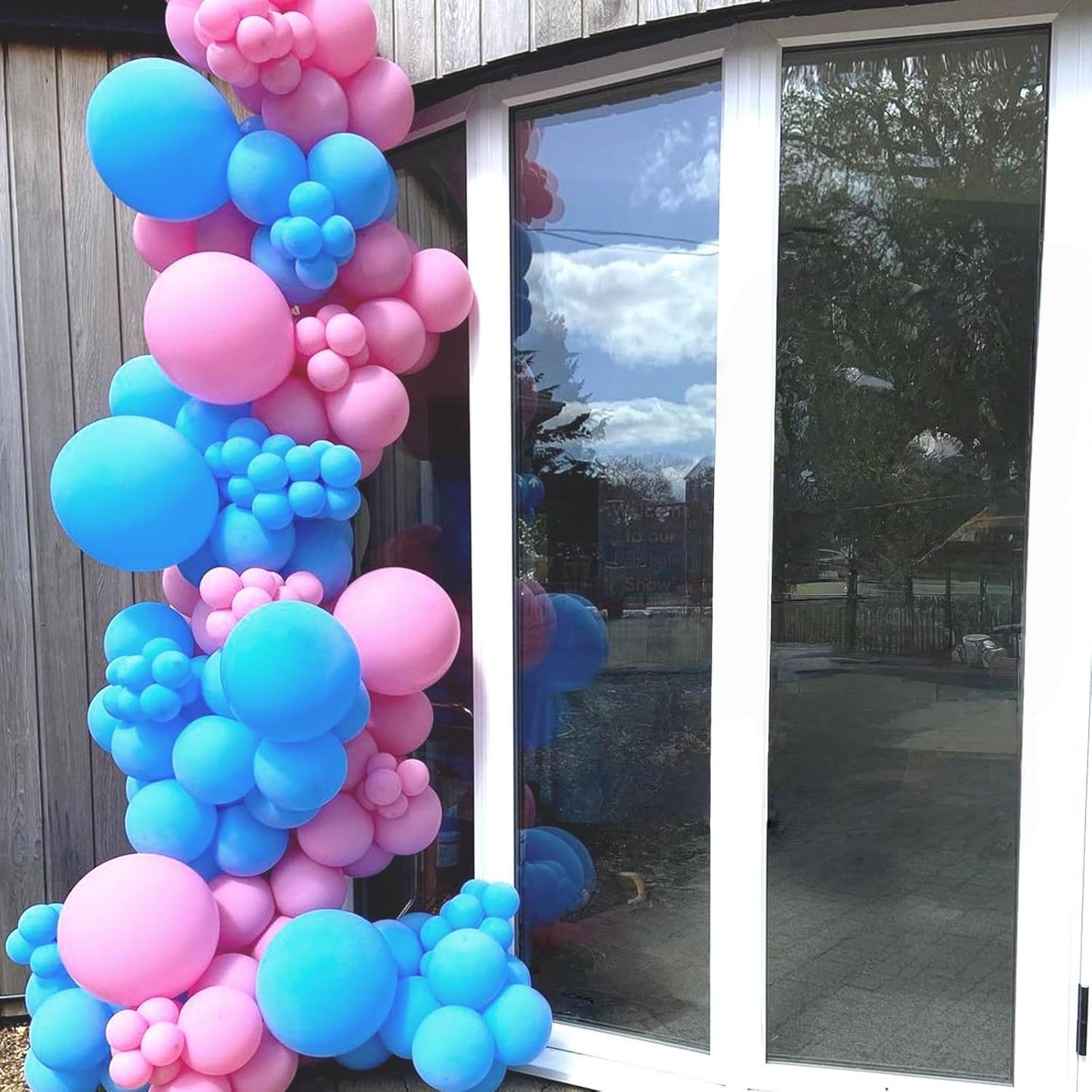 Blue Silver Balloons Set, 12 Inch Blue and Silver Balloons Dark Navy and Confetti Party Latex Balloon, Macaron Metallic Baby Blue Mixed Balloon for Birthday Graduation Baby Shower Wedding Retirement