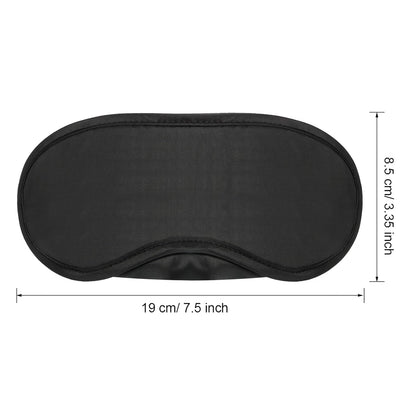 Mudder 12 Pack Sleep Mask Blindfold Eye Masks with Nose Pad and Elastic Straps for Women Men Black