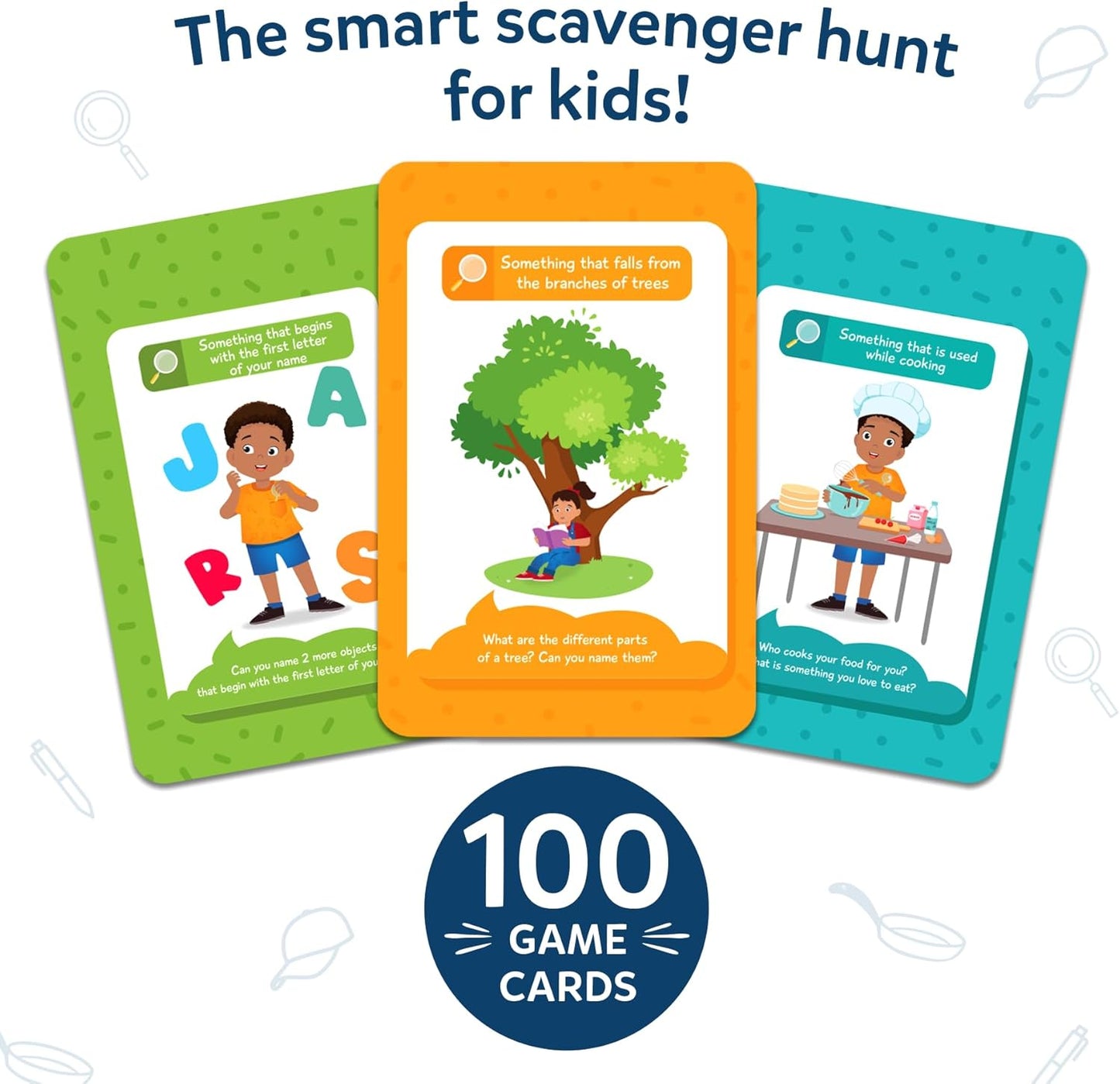 Skillmatics Outdoor Scavenger Hunt Card Game - Found It, Learning Toys, Educational Game Collections, Gifts for Kids, Boys, Girls and Families, for Ages 4, 5, 6, 7, Perfect for Home, School, Playdates