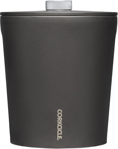 Corkcicle Insulated Ice Bucket with Lid - Stainless Steel - Summer Gift - 100 oz - Ceramic Slate