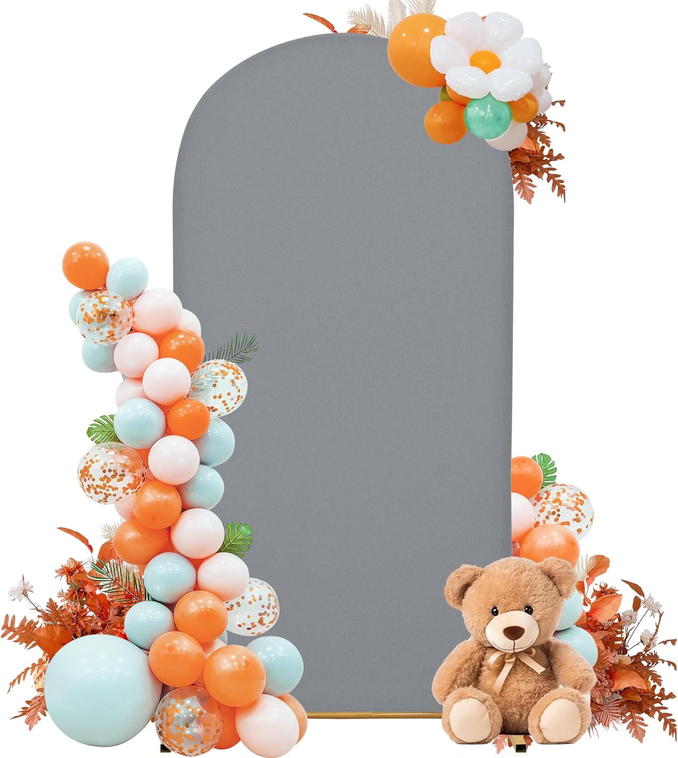 3-Piece Arch Cover Bundle – 7.2FT, 6.6FT & 6FT Stretch Spandex Backdrop Set – Wedding, Birthday & Photo Booth Arch Covers for Every Event